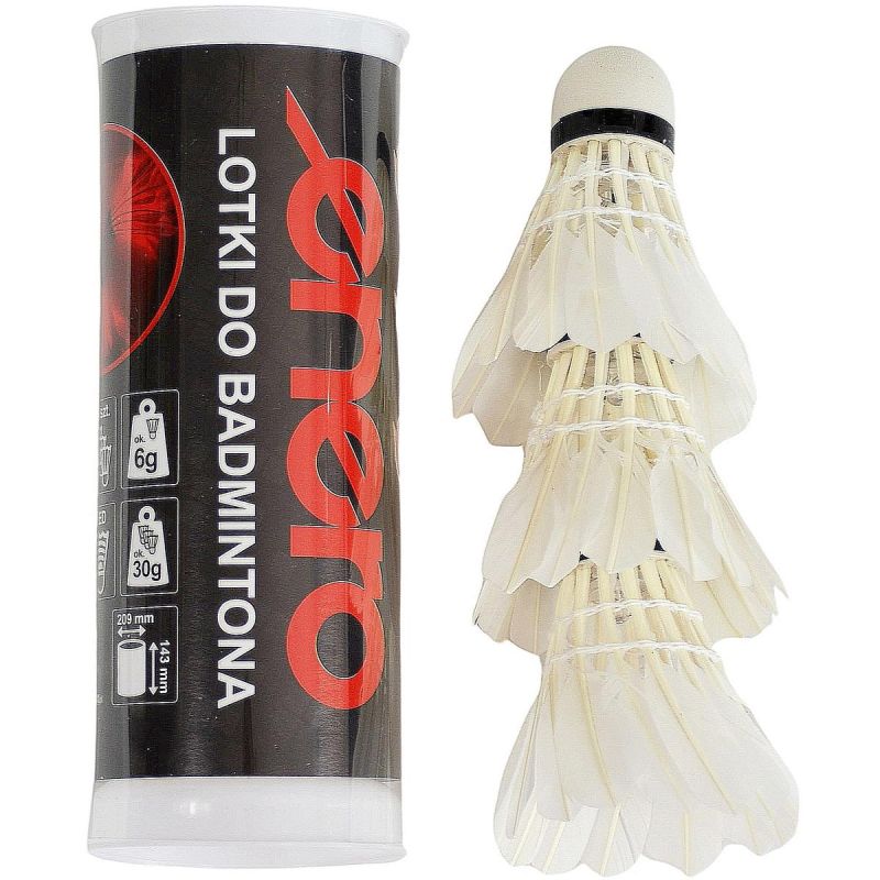 Enero Led Feather Badminton Shuttle 3 Pcs