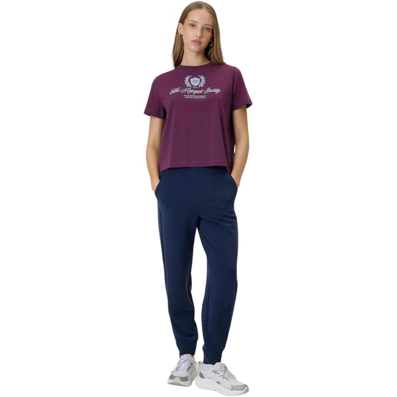 4F Women's T-shirt F2738 60S bordó póló