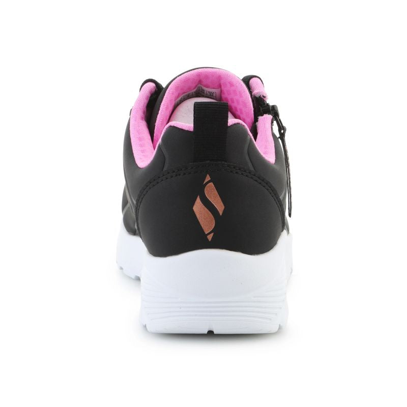 Skechers UNO LITE EASY ZIP 310387L-BKRG Black/Rose Gold arany utcai cipő