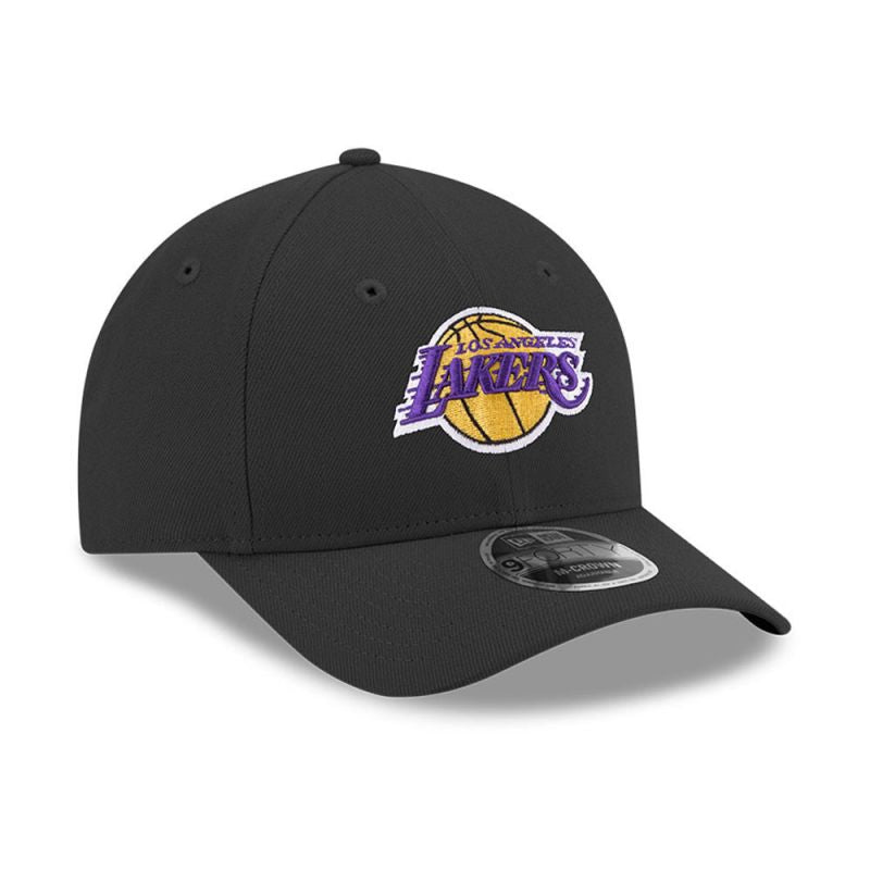 New Era 9FORTY Los Angeles Lakers NBA Team M-Crown Black Snapback Cap - uniwersalny baseball sapka