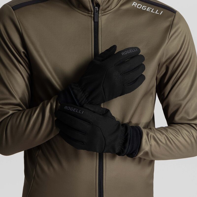 Rogelli NIMBUS winter gloves black fekete kesztyű