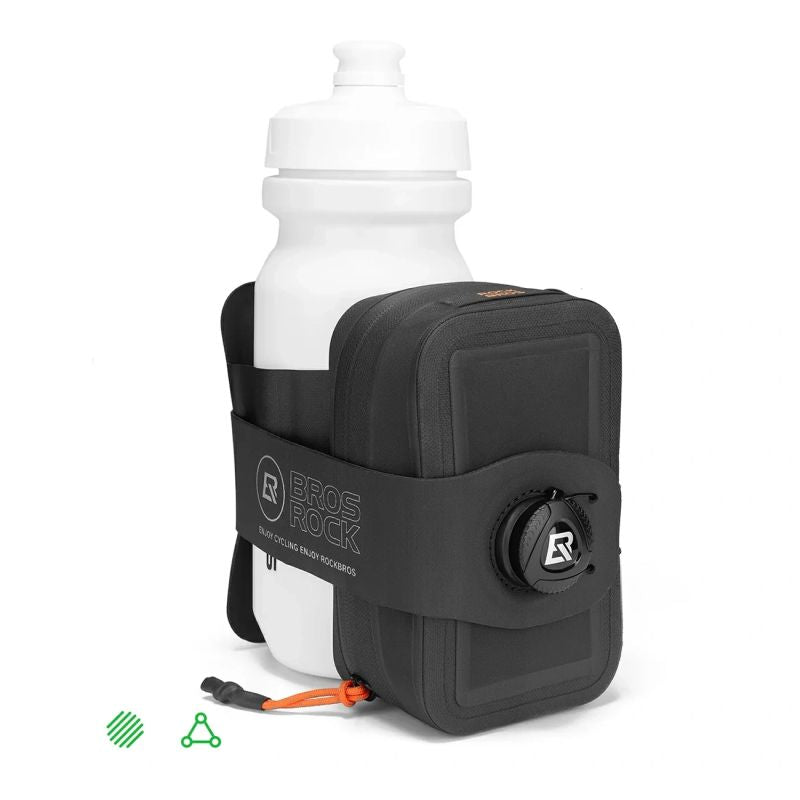Rockbros AS-150 Waterproof Multifunctional Saddle with Bottle Holder - Black fekete táska