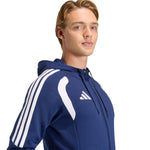 Men's adidas Tiro 26 League Sweat Full Zip Hoodie Navy Blue KF3320 sötétkék póló