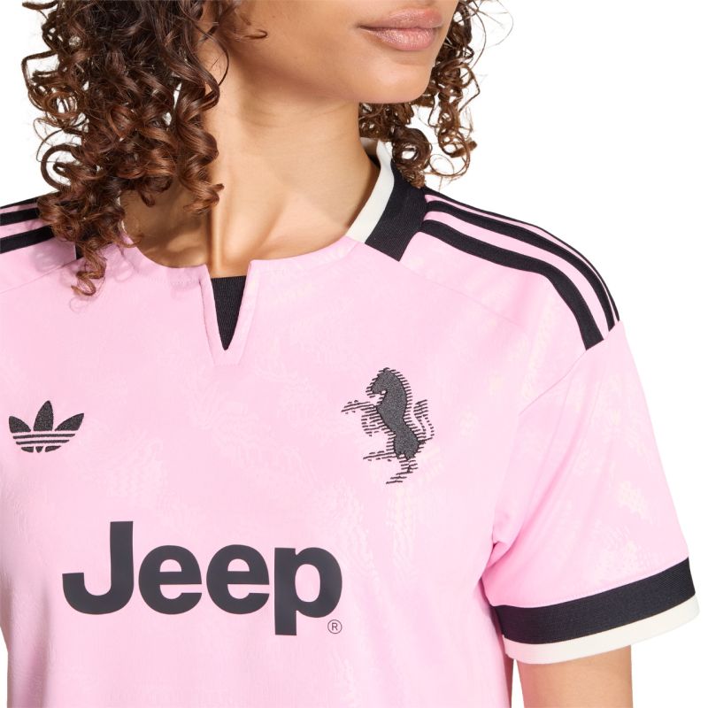 Adidas Juventus 26/27 Away Cropped Jersey Women's Pink/Black 2xs kiegészítő KB8842