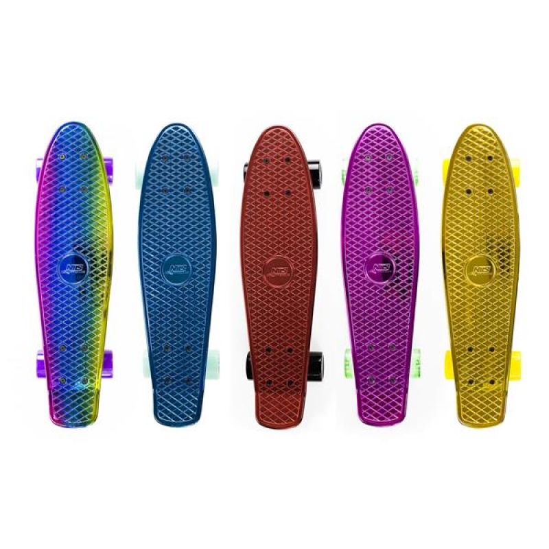 Nils Extreme ELECTROSTYLE PENNYBOARD PNB01 RAINBOW Skateboard