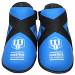 MASTERS FIGHT EQUIPMENT OSPU-1W KIDS Foot Protectors (WAKO APPROVED) (PRICE CHANGE) fekete védőfelszerelés 030611-2XS