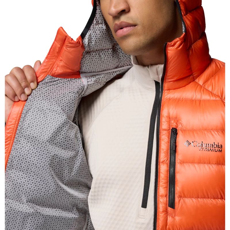 Columbia Arctic Crest Down Hooded Jacket 2088774864 Orange L Ruházat