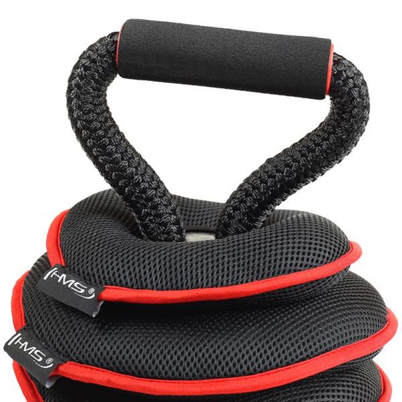 HMS Adjustable Soft Kettlebell 20 lbs KRM20 fekete súlyzó 17-64-810