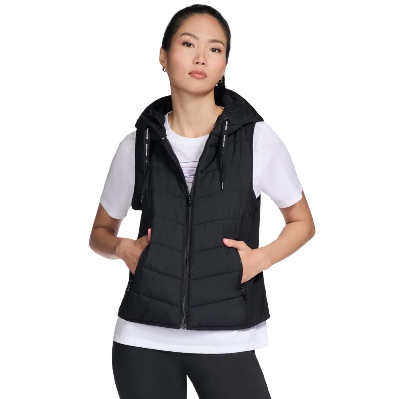 Skechers GO Shield Performance Elite Hooded Vest Black