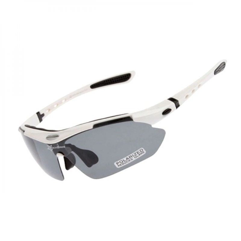 Rockbros 10002 Polarized Cycling Glasses – White fehér edzőfelszerelés Rockbros-10002