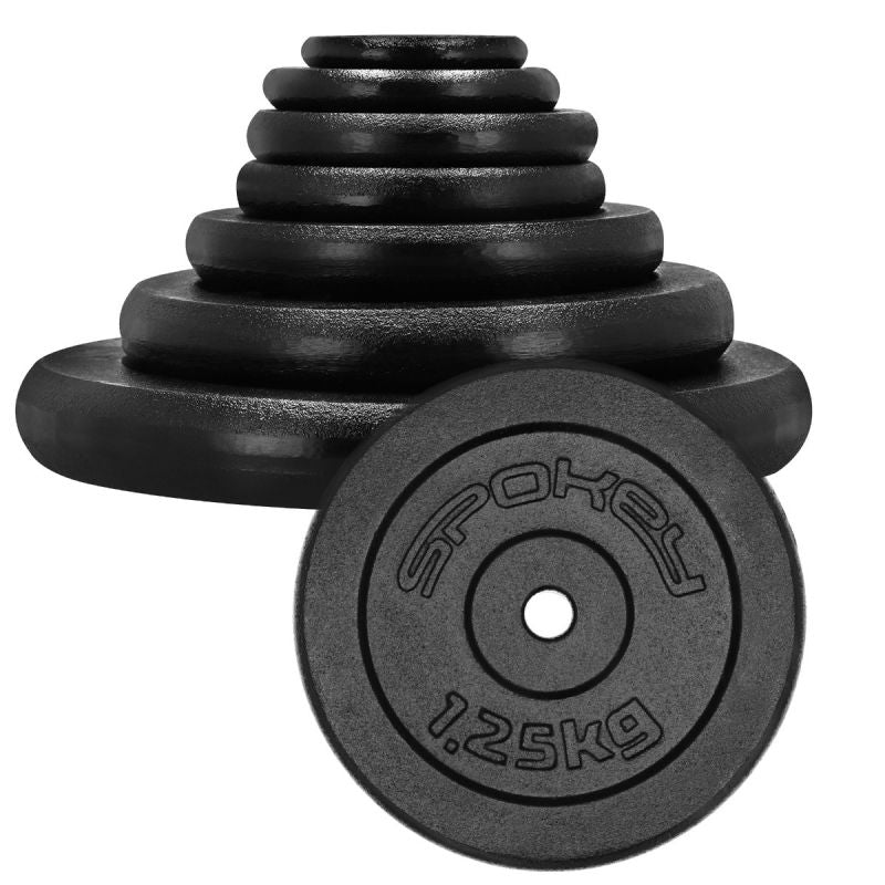 Spokey Cast iron weight 1.25kg Sinis SPK-944482 Edzőfelszerelés