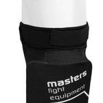 MASTERS FIGHT EQUIPMENT Flexible shin guards NS-B1-MFE fekete védőfelszerelés 08155-01M