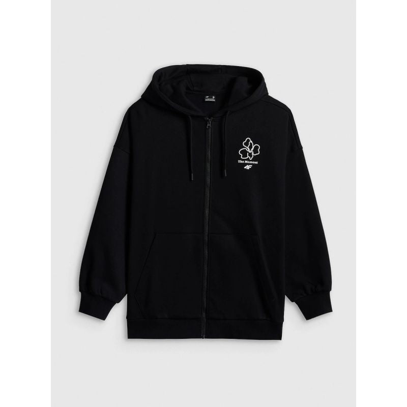 Women's loose sweatshirt with hood 4F