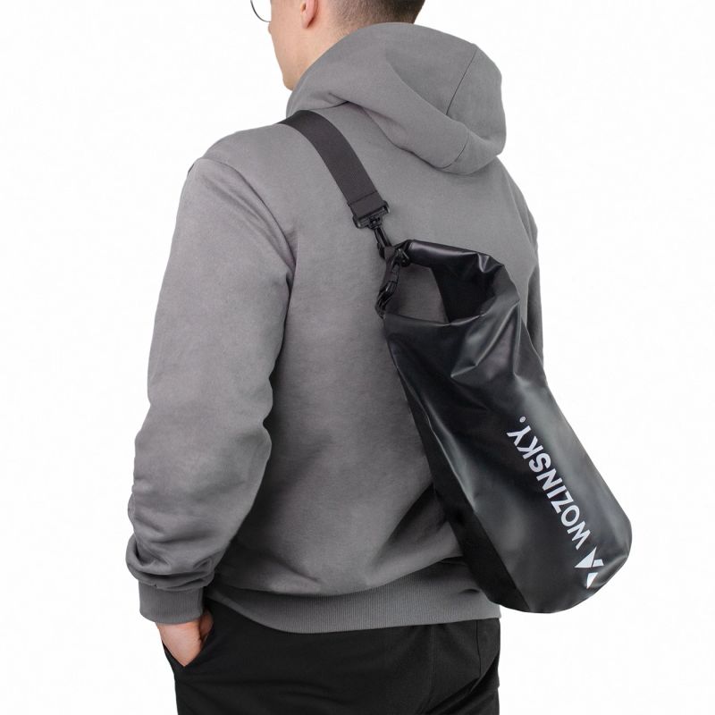 Wozinsky WWK-10 waterproof bag for kayak 10l - black fekete sup 304004-196027