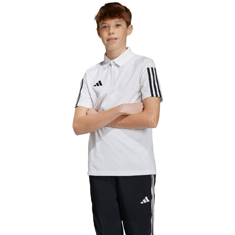 adidas Tiro 23 Competition Cotton Kids T-Shirt White IC4576 116cm póló