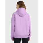 Women's sweatshirt with hood, open, 4F