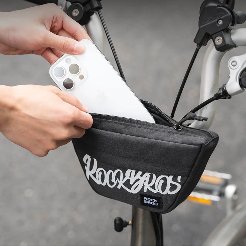 Rockbros G011 Flash Journey Handlebar – Trapezoidal, Black czarny hátizsák 5907769384219-211933