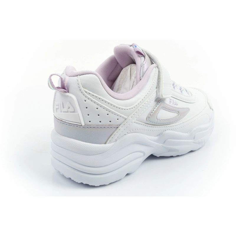 Fila Skye V children's sports for girls with velcro, fehér cipő