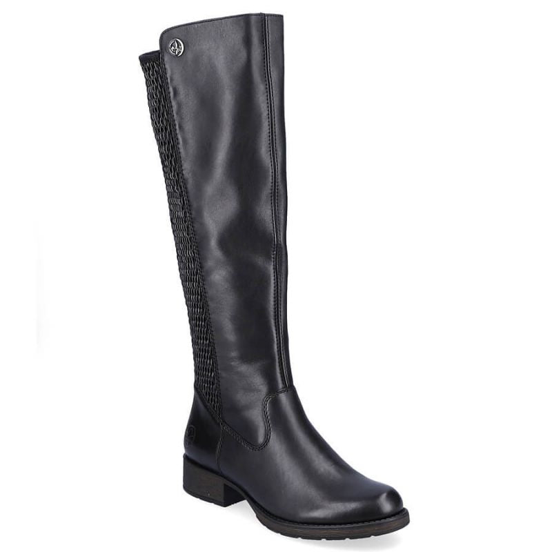 Inny Rieker W Z9591-00 black leather boots Túracipő