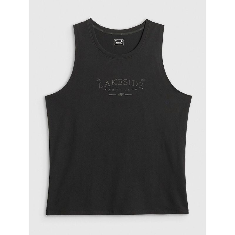 4F Men's regular sleeveless T-shirt with print póló