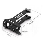 Rockbros 31210003001 Bottle Cage Adapter for Aluminum Saddle - Black fekete training equipment