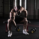 HMS Rubber-coated dumbbell 22.5kg HG PRO súlyzó 17-66-160