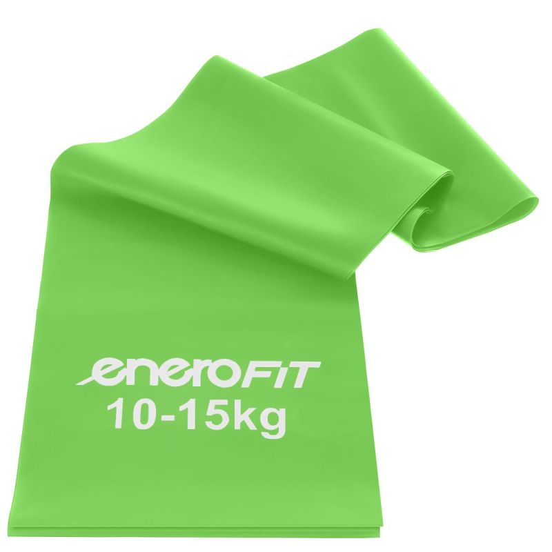 Enero Pro TRAINING TAPE FOR PILATES EXERCISES .40MM 10-15KG GREEN zöld training bands, training equipment, socks tapes