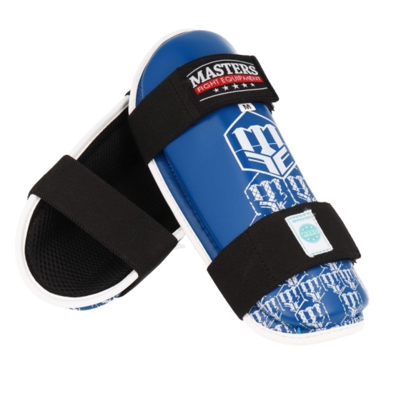 MASTERS FIGHT EQUIPMENT MASTERS NA-FIGHT shin guards (WAKO APPROVED) piros védőfelszerelés 03526-02M