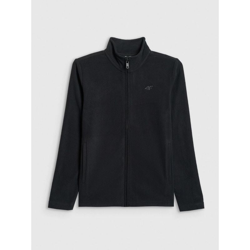 Regular fleece without hood for boys 4F 4FJRSS26TFLEM508-20S kapucnis pulóver