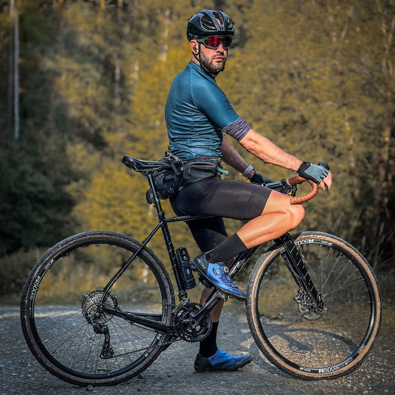 Rockbros 49210016001 ROAD TO SKY Cycling Socks 39-42 cm - Black 39-42 cm \ czarny ruházat