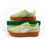 Puma women's sports sneakers Palermo platform fashionable zöld utcai cipő