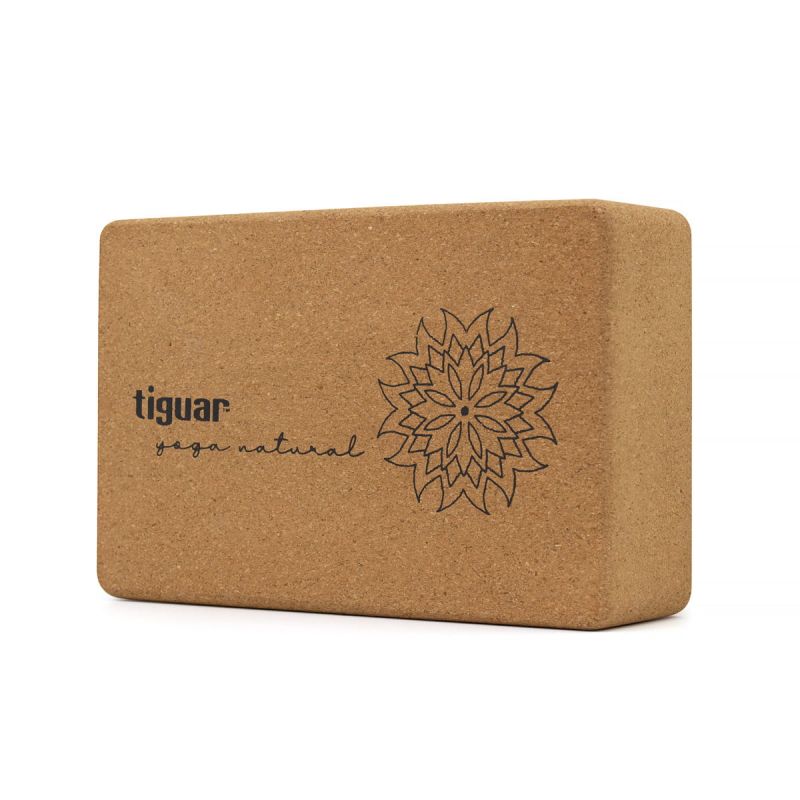 Tiguar cork yoga block barna edzőfelszerelés TI-J0003
