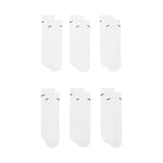 Nike Everyday Cush Crew Kids Socks 6 Pairs fehér ruházat