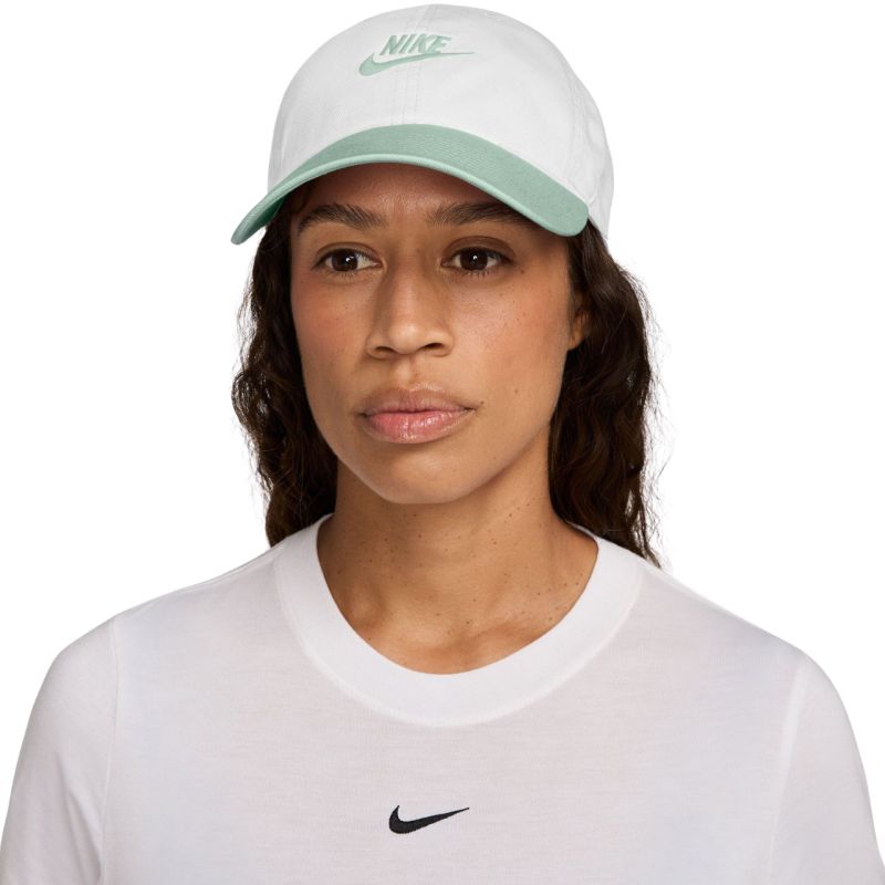 Nike Club Cap White and Mint
