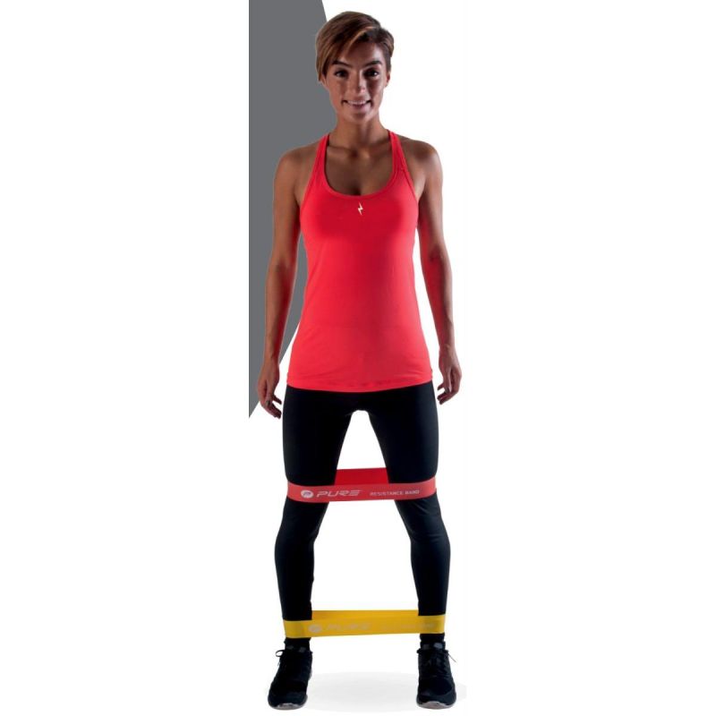 Pure 2 Improve Set Of Fitness Crossfit Mini Bands 5 Pcs fekete sets