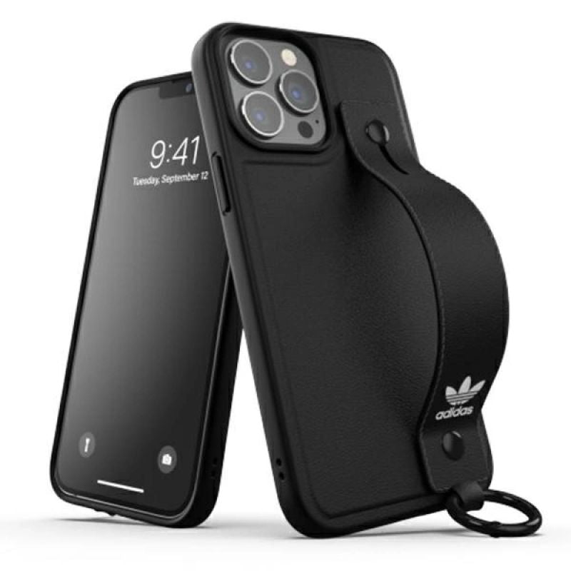 Adidas OR Hand Strap Case iPhone 13 Pro Max 6.7" black/black czarny hátizsák