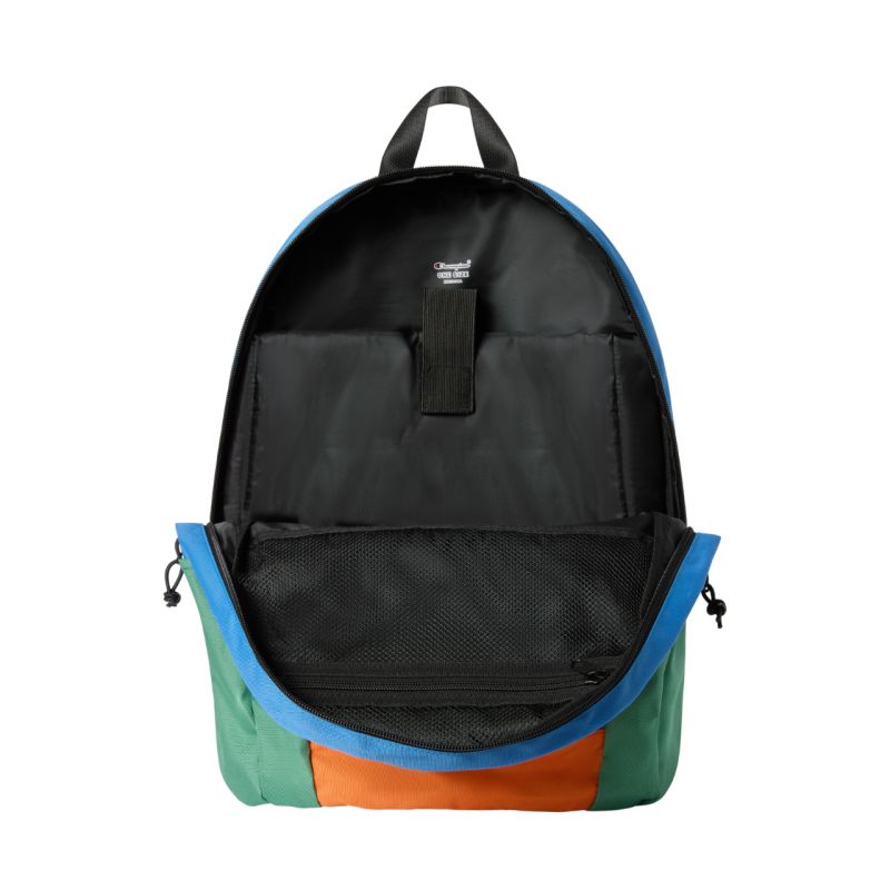 Champion Backpack Yellow-Blue-Green 806243 YS164 zöld hátizsák
