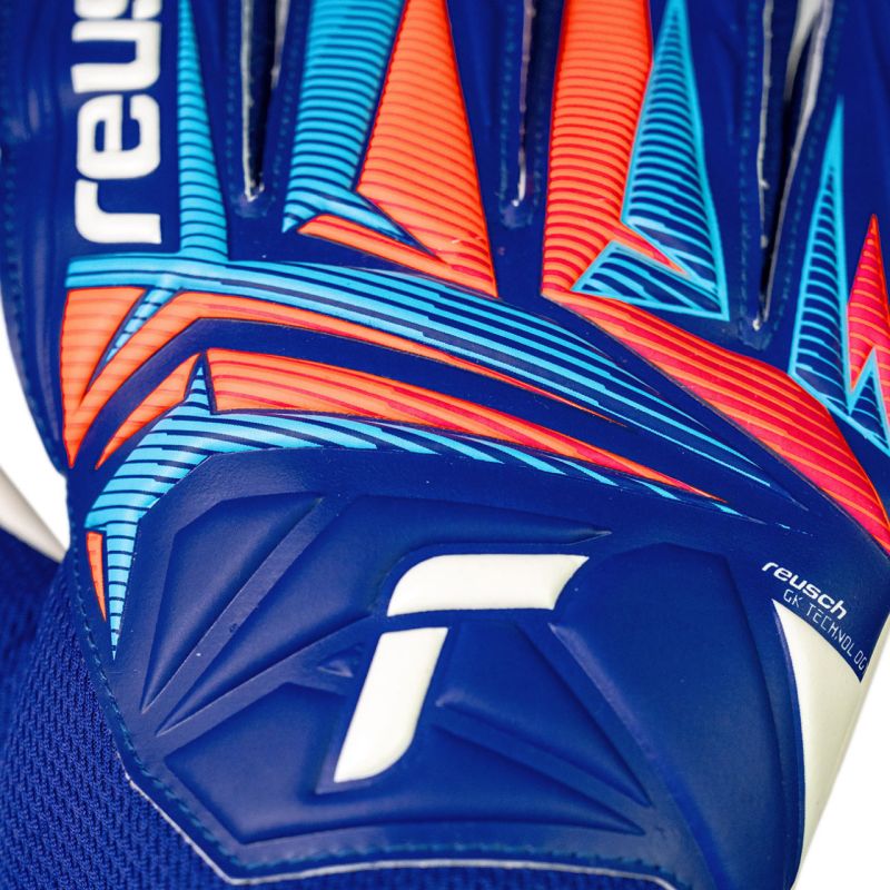 Reusch Attrakt Starter Solid Goalkeeper Gloves 5670514 kék kapuskesztyű