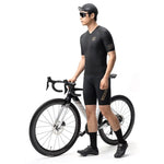 Rockbros Diamond Short Sleeve Cycling Jersey Size XXS - Black czarny \ xxs póló