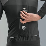 Rockbros 15120009003 Long Sleeve Cycling Jersey Spring/Summer - Black