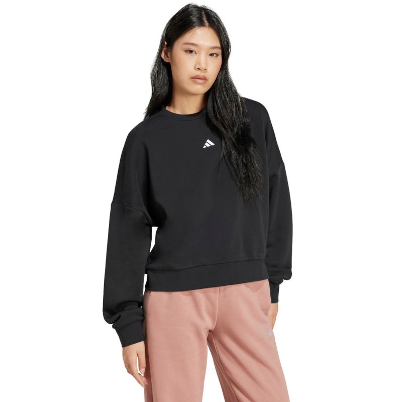 adidas Essentials Small Logo Feelcozy Women's Sweatshirt Black JC5932 2xs kapucnis pulóver