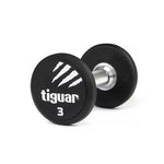 Tiguar PU dumbbell 3 kg fekete edzőfelszerelés TI-WHPU0030