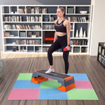One Fitness Multipack MP10 puzzle mat green-blue-red 9 pieces 10 mm piros edzőfelszerelés 17-63-082