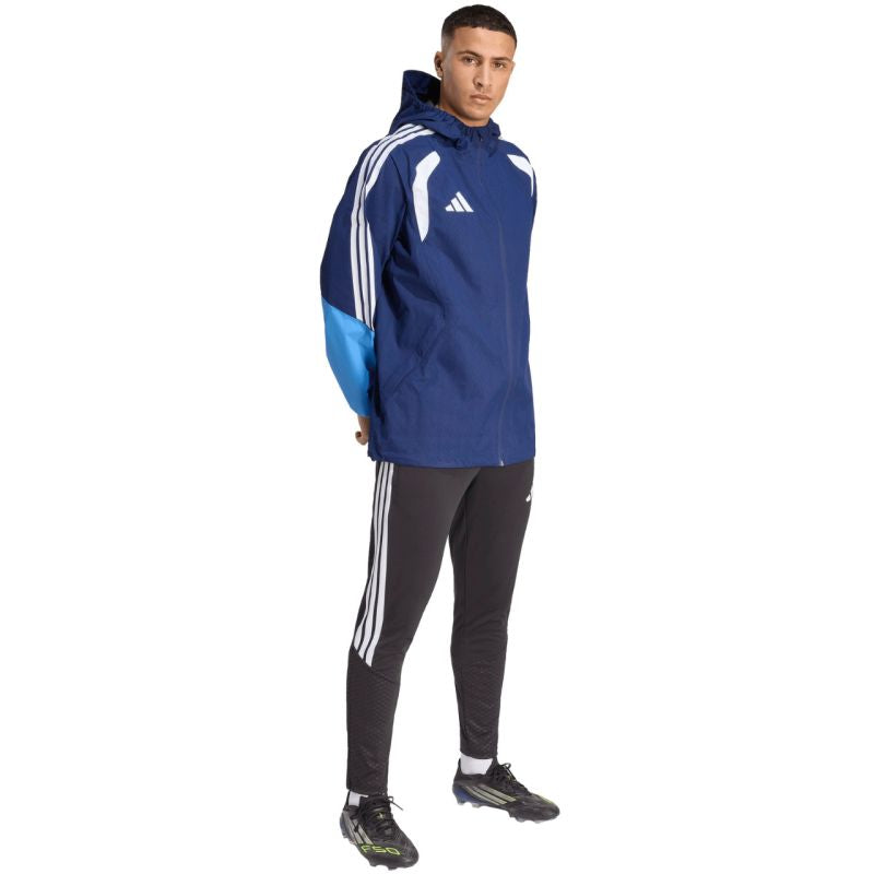 Men's adidas Tiro 26 Rain navy blue JY8963 sötétkék kabát