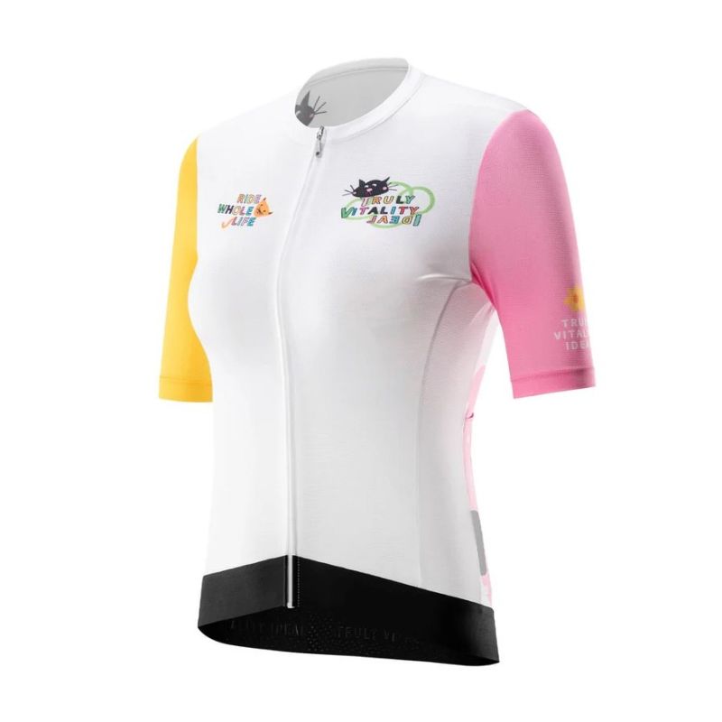 Rockbros women's cycling jersey colorful