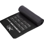 XQMAX YOGA MAT NBR BLACK 10MM fekete jóga matrac GSP-7063427