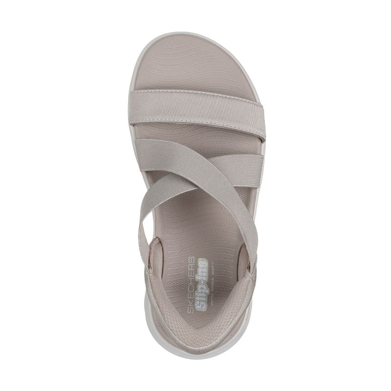 Skechers Women's GO WALK FLEX SANDAL GLIMMER UP 141489 TPE
