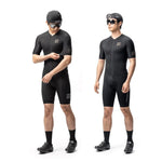 Rockbros Diamond Short Sleeve Cycling Jersey Size XXS - Black czarny \ xxs póló