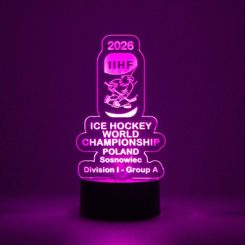 IIHF World Championship IA Sosnowiec 2026 decorative lamp