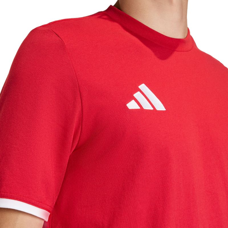 Men's adidas Entrada 26 Tee red JZ6676 piros póló
